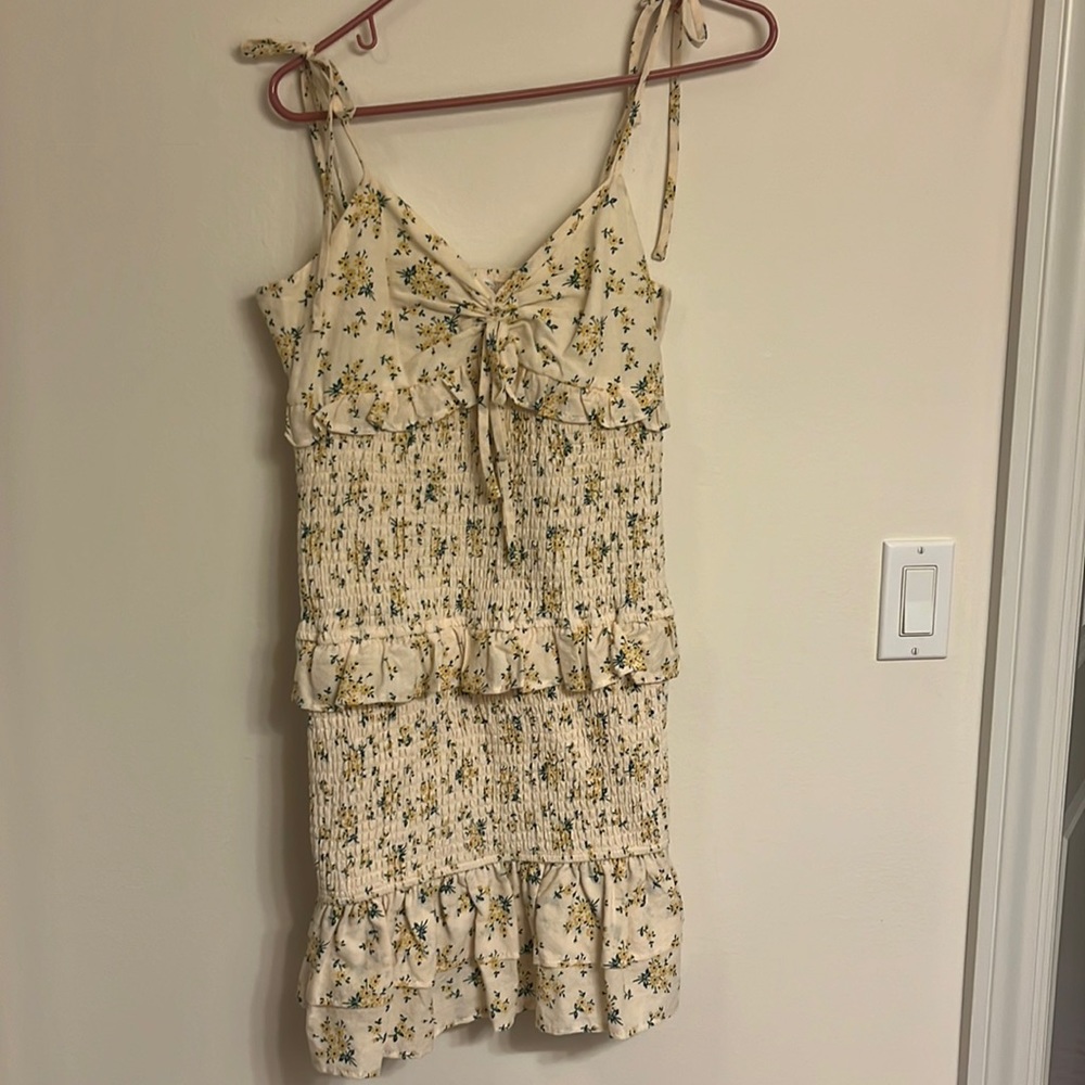 Adeline Endless Love Dress / size L / cream color / perfect for a summer picnic!